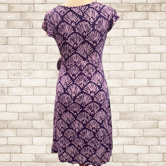 Fresh Produce Wrap Dress - Purple Size XS - Picture 3 of 6